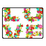 Floral Love Fleece Blanket (Small)