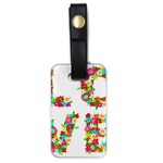 Floral Love Luggage Tag (one side)