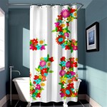 Floral Love Shower Curtain 36  x 72  (Stall)