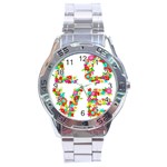 Floral Love Stainless Steel Analogue Watch