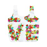 Floral Love Full Print Recycle Bag (M)