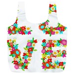 Floral Love Full Print Recycle Bag (XL)