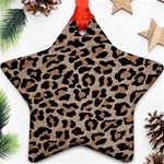 cheetah leopard print Ornament (Star)