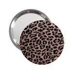 cheetah leopard print 2.25  Handbag Mirror