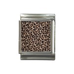 cheetah leopard print Italian Charm (13mm)