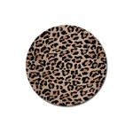 cheetah leopard print Magnet 3  (Round)