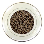 cheetah leopard print Porcelain Plate