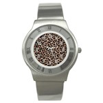 cheetah leopard print Stainless Steel Watch