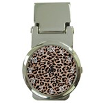 cheetah leopard print Money Clip Watch