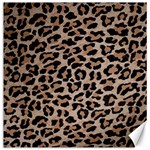 cheetah leopard print Canvas 12  x 12 