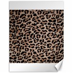 cheetah leopard print Canvas 12  x 16 