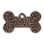 cheetah leopard print Dog Tag Bone (Two Sides)