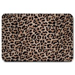 cheetah leopard print Large Doormat