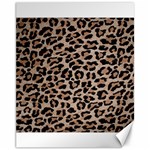 cheetah leopard print Canvas 11  x 14 