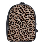 cheetah leopard print School Bag (Large)