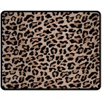 cheetah leopard print Fleece Blanket (Medium)