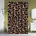 cheetah leopard print Shower Curtain 48  x 72  (Small)