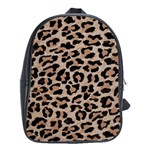 cheetah leopard print School Bag (XL)