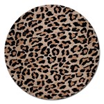 cheetah leopard print Magnet 5  (Round)