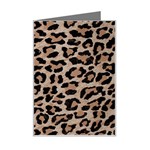 cheetah leopard print Mini Greeting Card