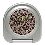 cheetah leopard print Travel Alarm Clock