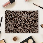 cheetah leopard print Cosmetic Bag (Large)