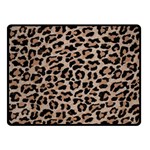 cheetah leopard print Fleece Blanket (Small)