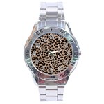 cheetah leopard print Stainless Steel Analogue Watch