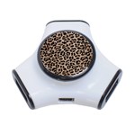 cheetah leopard print 3-Port USB Hub