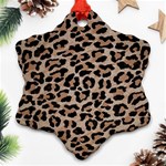 cheetah leopard print Ornament (Snowflake)