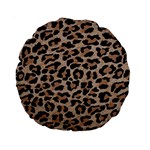 cheetah leopard print Standard 15  Premium Round Cushion 