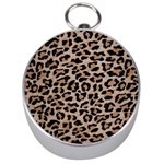 cheetah leopard print Silver Compass