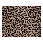 cheetah leopard print Double Sided Flano Blanket (Large)