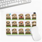 Groundhog Emojis Small Mousepad