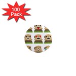 Groundhog Emojis 1  Mini Magnet (100 pack) 