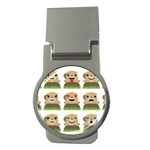 Groundhog Emojis Money Clip (Round)