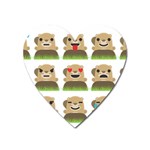 Groundhog Emojis Magnet (Heart)