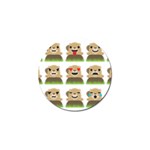 Groundhog Emojis Golf Ball Marker (4 pack)