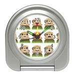 Groundhog Emojis Travel Alarm Clock