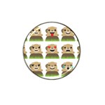 Groundhog Emojis Hat Clip Ball Marker (4 pack)