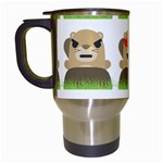 Groundhog Emojis Travel Mug (White)