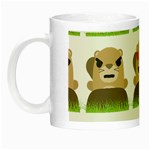 Groundhog Emojis Night Luminous Mug