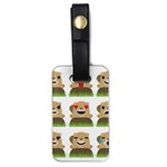 Groundhog Emojis Luggage Tag (one side)