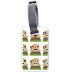 Groundhog Emojis Luggage Tag (two sides)