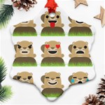 Groundhog Emojis Ornament (Snowflake)