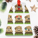 Groundhog Emojis Ornament (Bell)