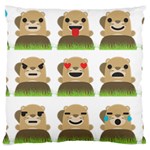 Groundhog Emojis Large Cushion Case (One Side)