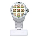 Groundhog Emojis Plastic Nurses Watch