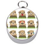 Groundhog Emojis Silver Compass