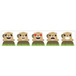 Groundhog Emojis Flano Scarf (Small)